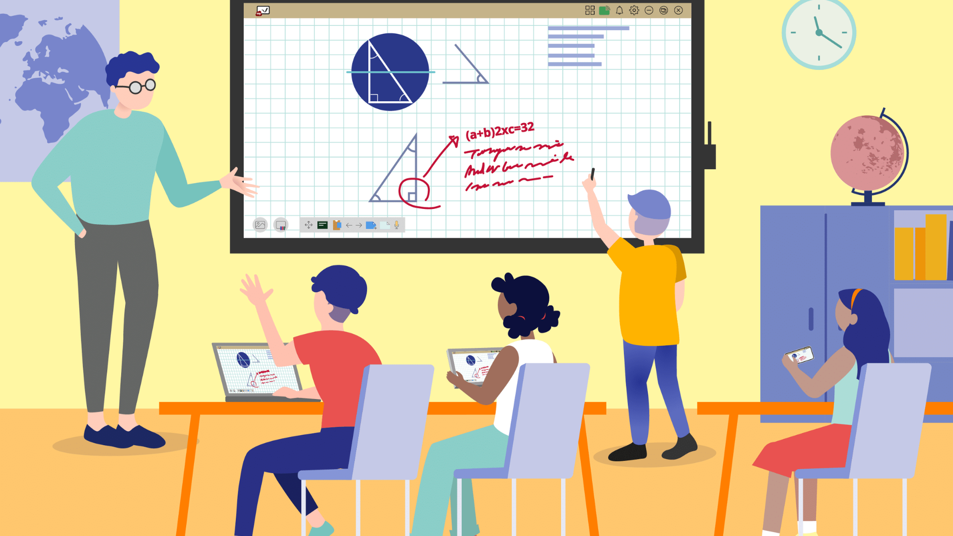 Interactive Smart Whiteboard